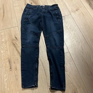 Paige dark wash skinny jeans